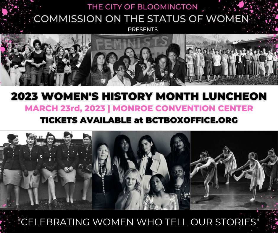Image of media graphic for Women's History Month Luncehon