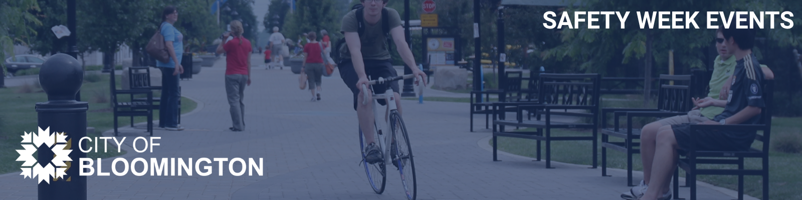 Photo of people walking and biking on the B. Line trail