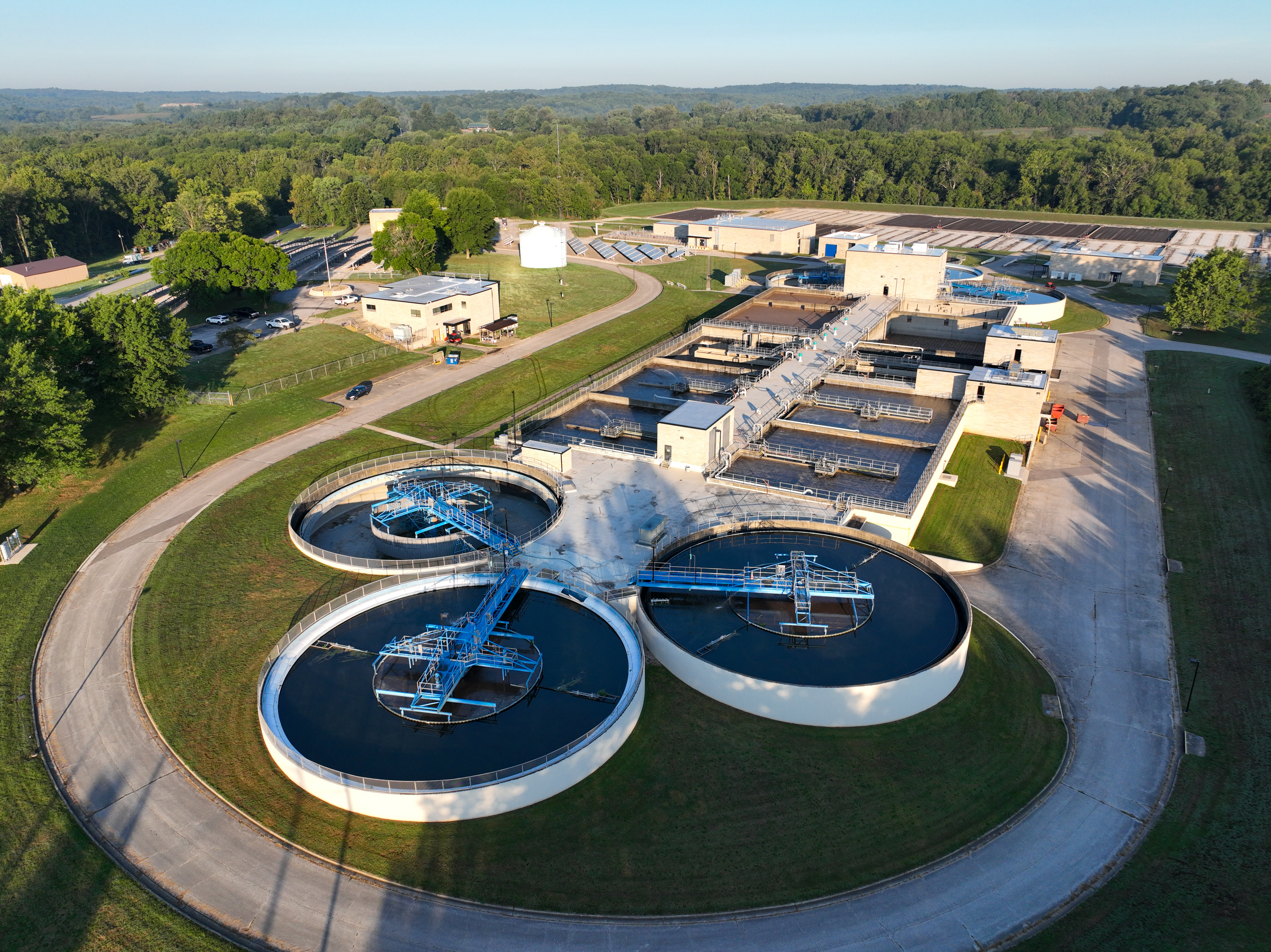 Aerial Photo of Dillman Water Treatment Plant