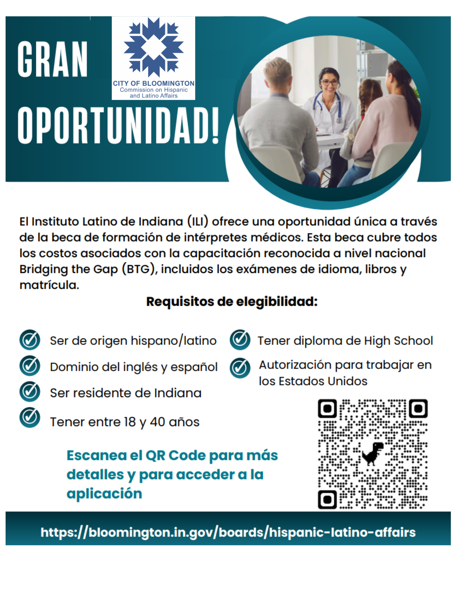 Indiana Latino Institute Scholarship for Medical Interpretation