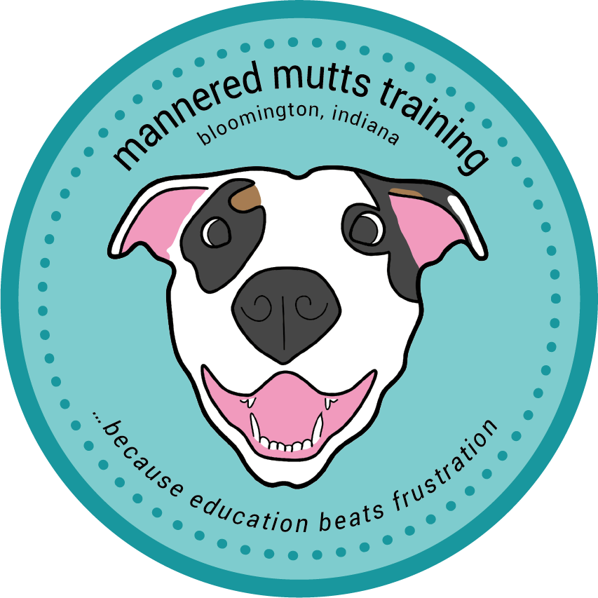 Mannered Mutts Training logo.