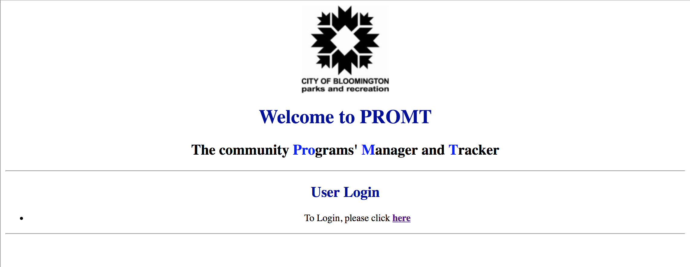 Promt login