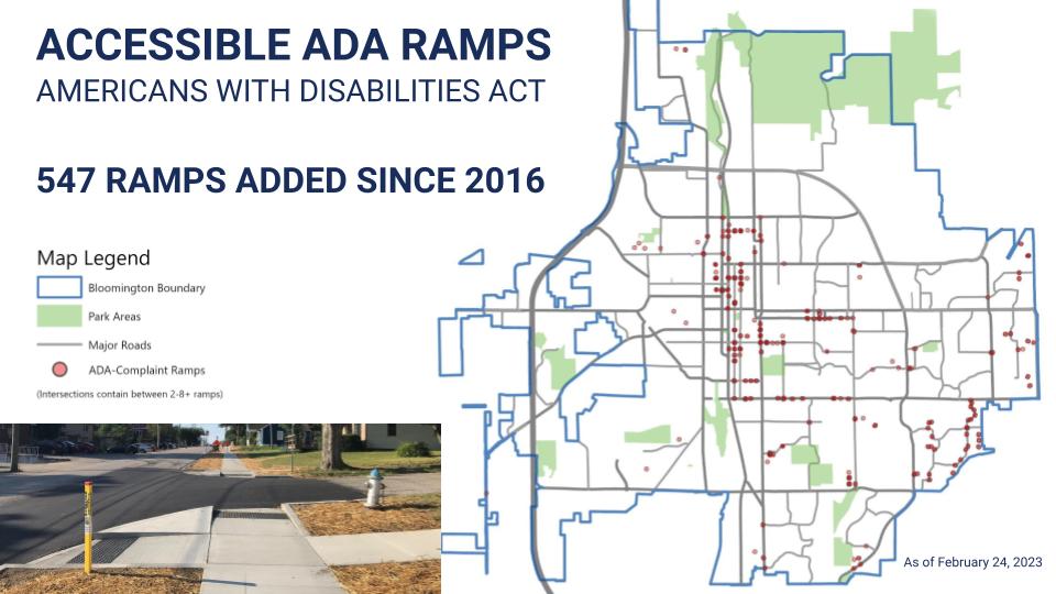 ADA Ramps Added Since 2016