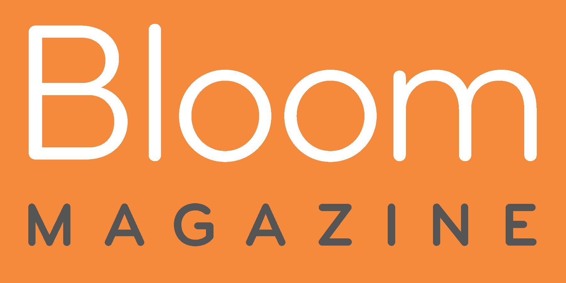 Bloom Magazine logo.