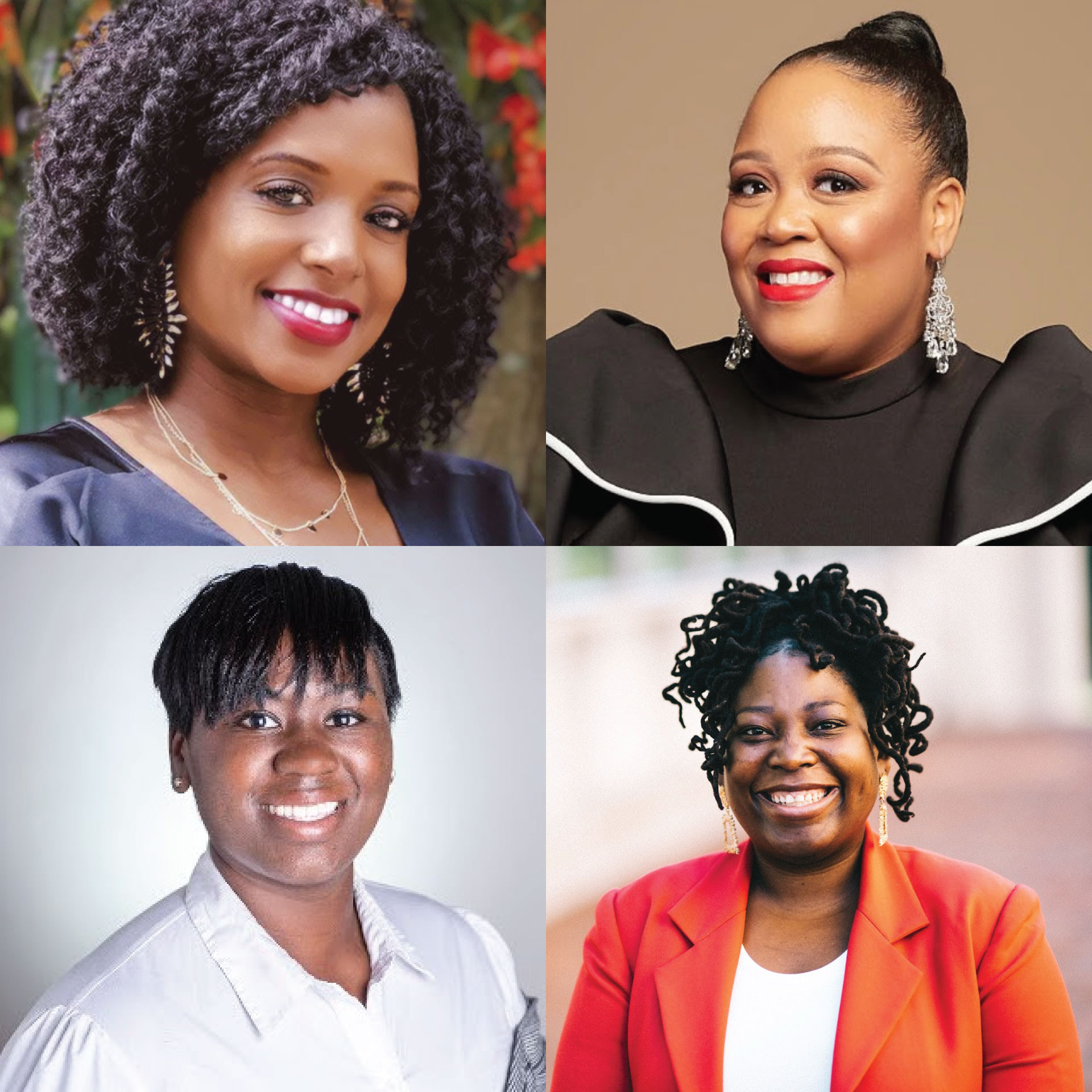 Pictured: Dr. Tina O'Neal (top left), Breanya Hogue (top right),  Maqubè Reese (bottom left), Dr. Malissa Sanon (bottom right). 