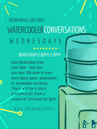 Watercooler Conversations Flyer