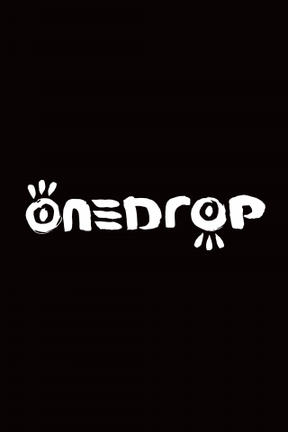 OneDrop logo in white on black background