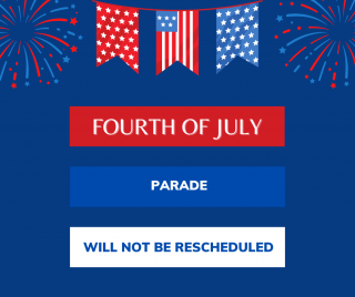 Fourth of July Parade Will Not Be Rescheduled
