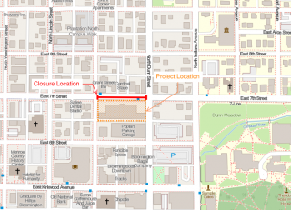 Temporary Closure of E. 7th Street Bike Lane for Poplars Redevelopment Construction