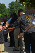 Million Father March welcomes students to Fairview Elementary on the first day of school in 2022