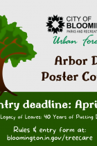 Arbor Day poster contest 2024 entry deadline April 1