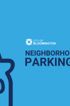 Neighborhood Residential Parking Permits Graphic with Car and Parking Permit