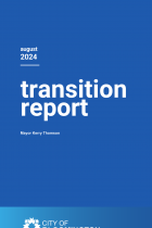 Transition Report for Mayor Kerry Thomson 2024